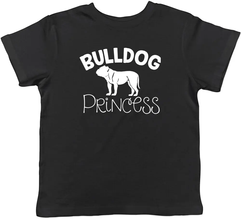 

Bulldog Princess Childrens Kids T-Shirt Boys Girls High Quality 100%Cotton Short Sleeve