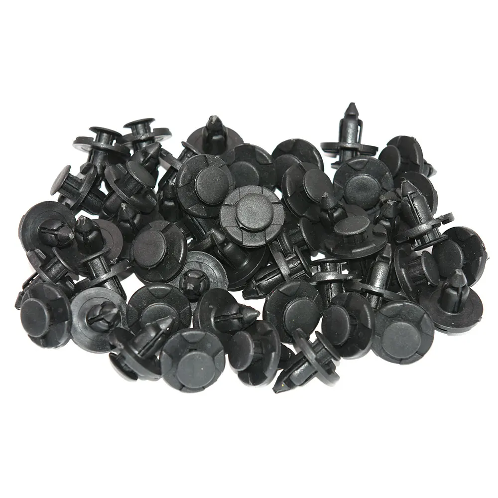 10/20/30/40pcs New Plastic 8mm Car Clips Auto Fastener Rivet Retainer Clips Fit for Nissan Livina Tiida Sylphy Tribeca Trezia