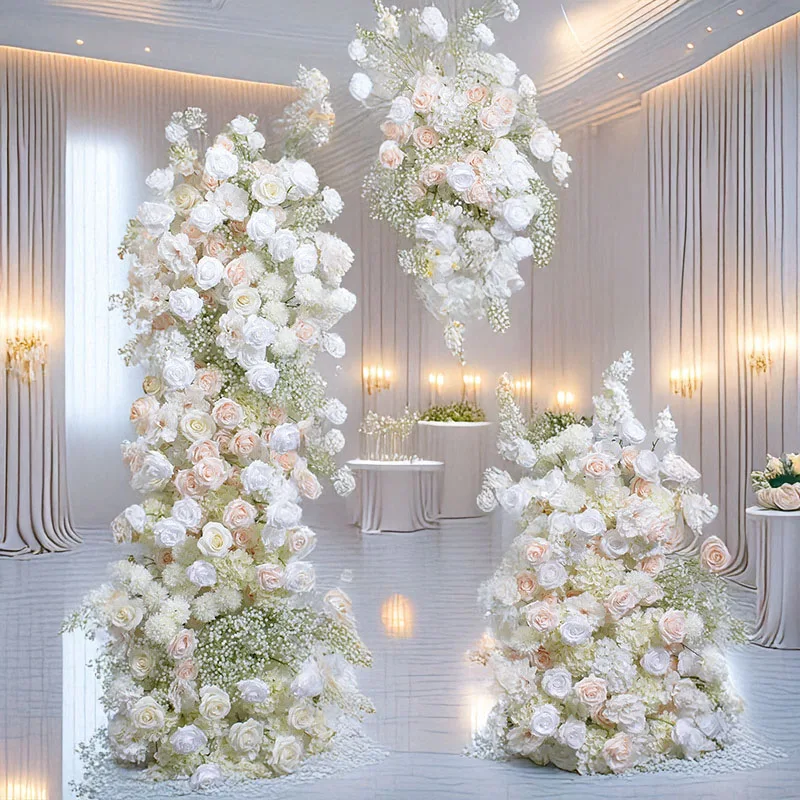 

Набор искусственных цветов для свадьбы, дня рождения, танцевальных мероприятий, украшения арок, искусственные цветы для декора
