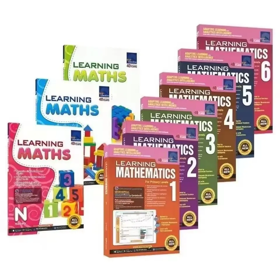 SAP Learning Mathematics Book Children Learn Math Books Singapore Primary School Mathematics Textbook