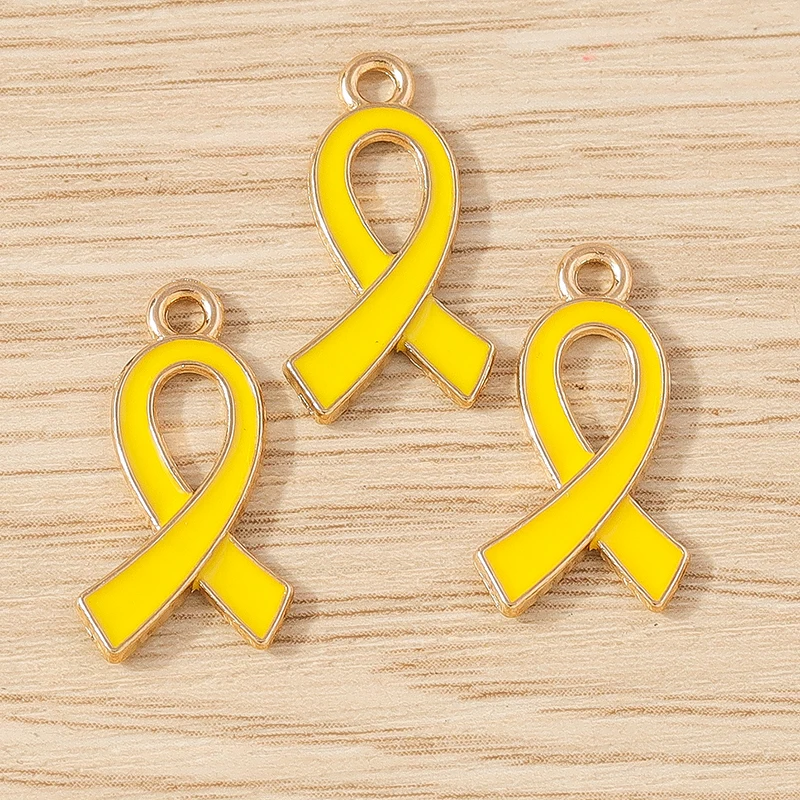 10pcs 11x21mm Cute Enamel Ribbon Bow Charms Pendants for Jewelry Making DIY Earrings Necklace Bracelets Handmade Crafts Supplies