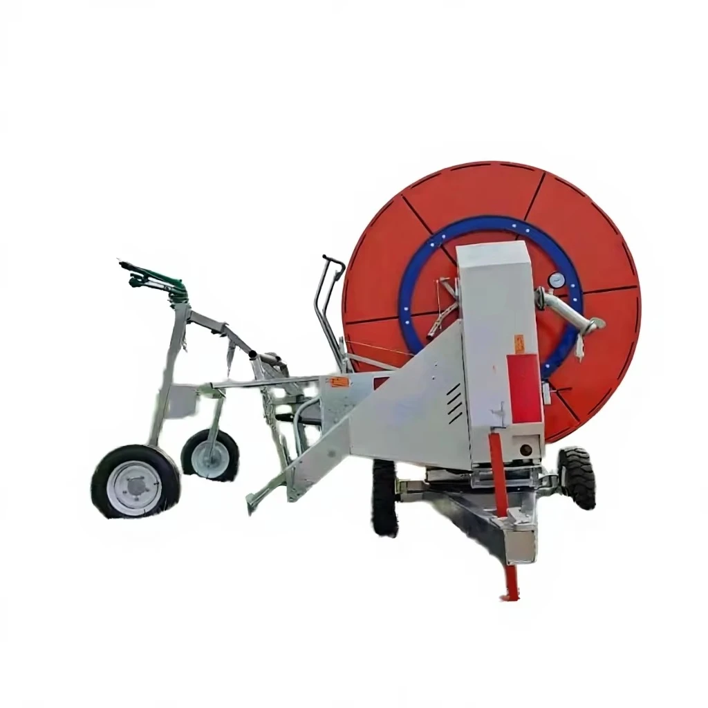 Agricultural Hose Reel Sprinkler Equipment for Farm Irrigation Crop Fields Pasture Management Orchard Watering and Farm Use