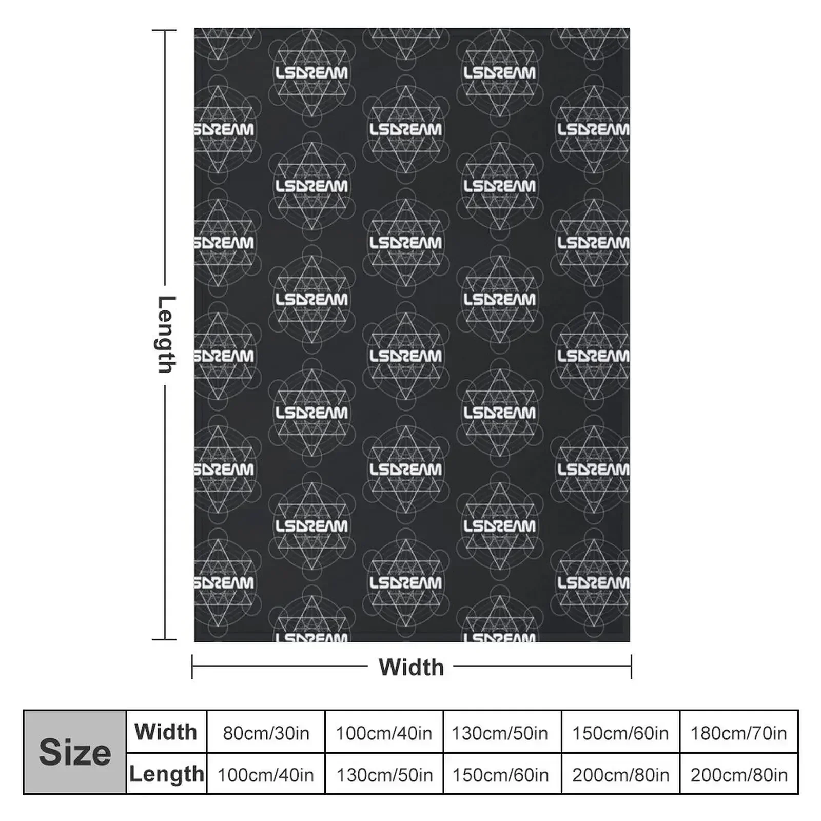 LSDream Music Festival Essential Rave Throw Blanket Soft Big Bed covers Sofas Thermals For Travel Summer Furrys Blankets