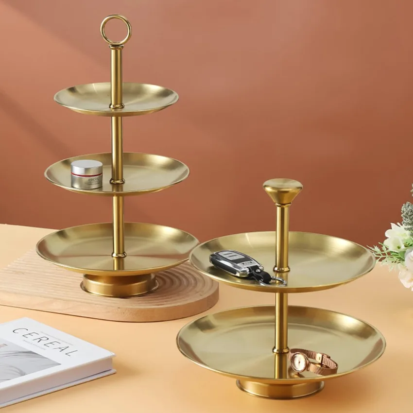 

Stainless Steel Cake Stand Afternoon Tea Wedding Dessert Cake Display Stand Holder Living Room Kitchen Pastry Accessories