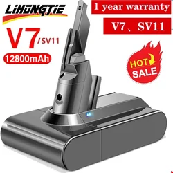 Оригинальная сменная литиевая батарея 128000 мАч 21,6 в для Dyson Motorhead Pro Trigger V7 Animal Car + Boat пушистая батарея SV11