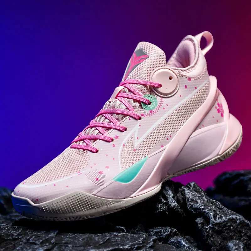 Tênis de basquete masculino antiderrapante resistente ao desgaste proteção de tornozelo embrulho forte juventude respirável tênis crianças