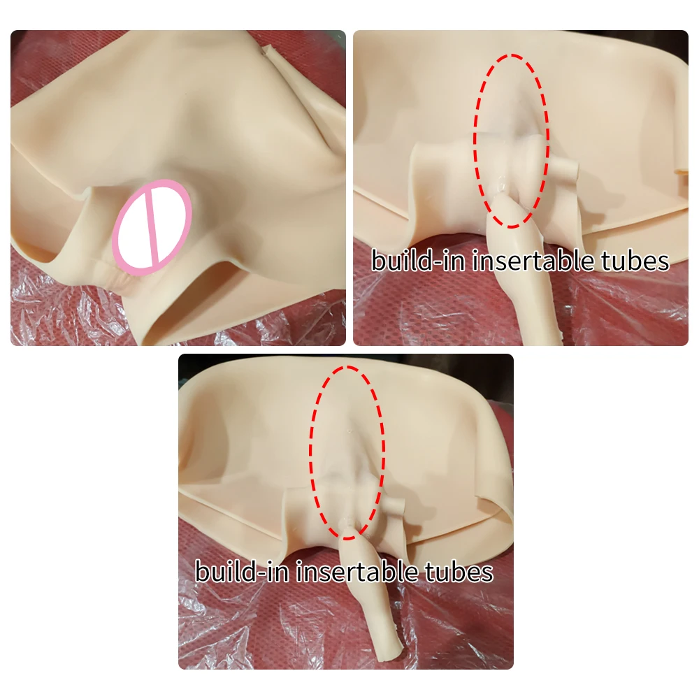 Eyung Silicone Fake Vagina Panties Hip Pants Hip Shaping Enhancer Panty For Crossdresser Transgender