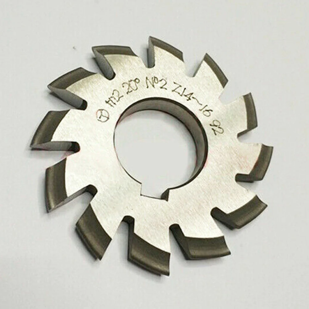 

M2 High Speed Steel Involute Gear Cutter Kit Includes Eight Tools with a Bore Size of 22mm for Effective Machining