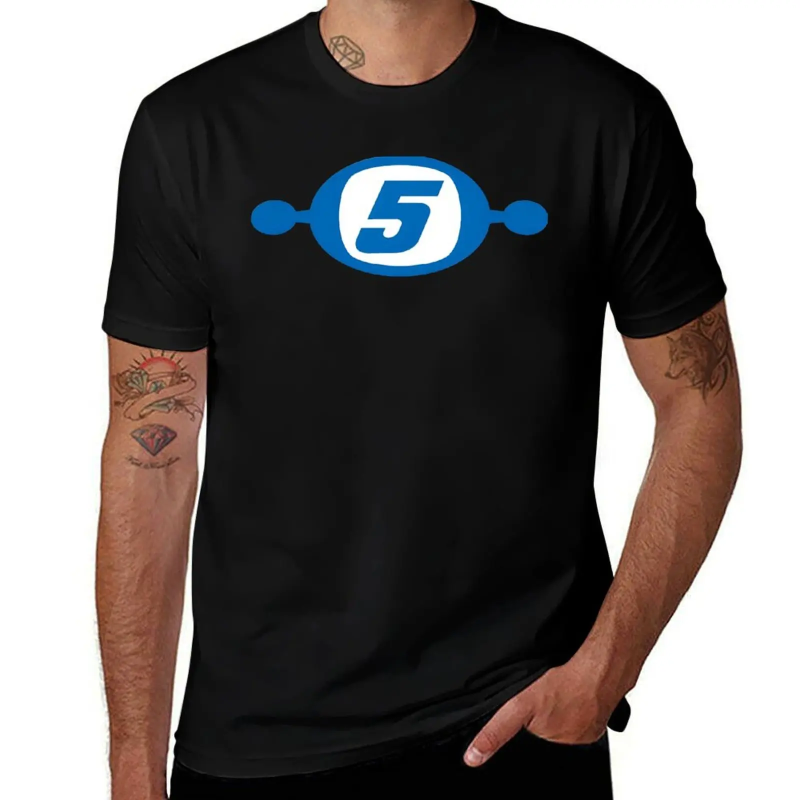 Space Channel 5 TV Logo T-Shirt Lightweight Casual Summer T-Shirt