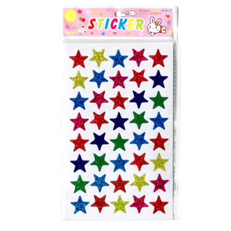 10 Sheet Mini Kindergarten Award Stickers Teacher Praise Label Award Five-pointed Star Back to School Stationery Dropshipping