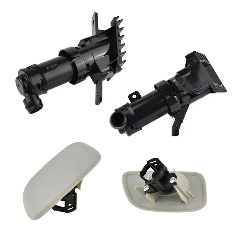 Reliable-For Subaru Forester 2005-2008 Headlight Washer Cylinder Lift Nozzle Spray+Cover 86636SA210,86636SA220