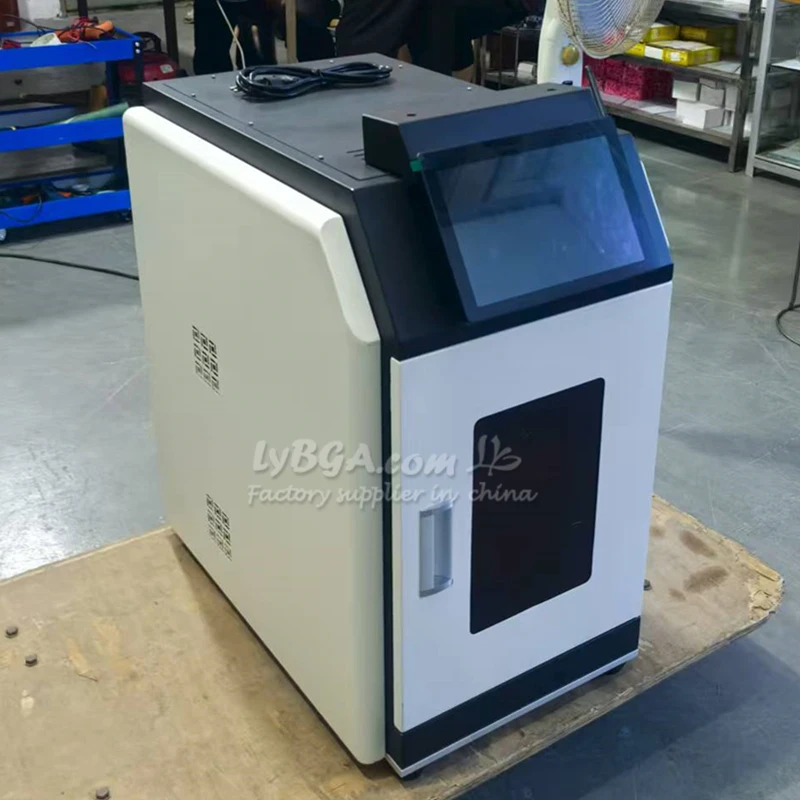 Macchina per incisione laser con sfera di cristallo di vetro LY-A04A Luce verde viola Luce 1W 5W 6W Macchine per fresatura per incisione laser in fibra