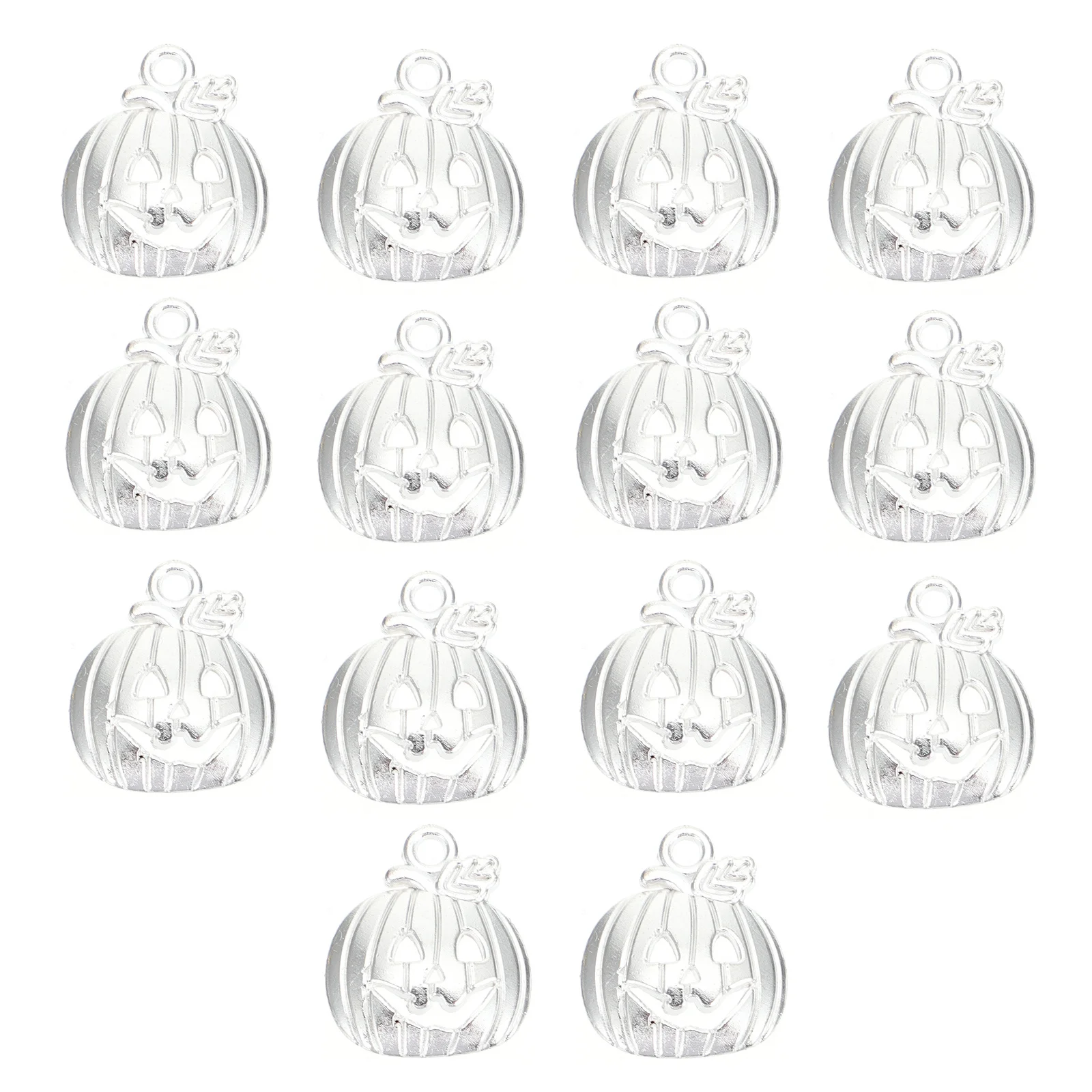 

100Pcs Halloween Pumpkin Pendant Charms Alloy DIY Jewelry Accessories Necklace Earring Bracelet Craft Supplies