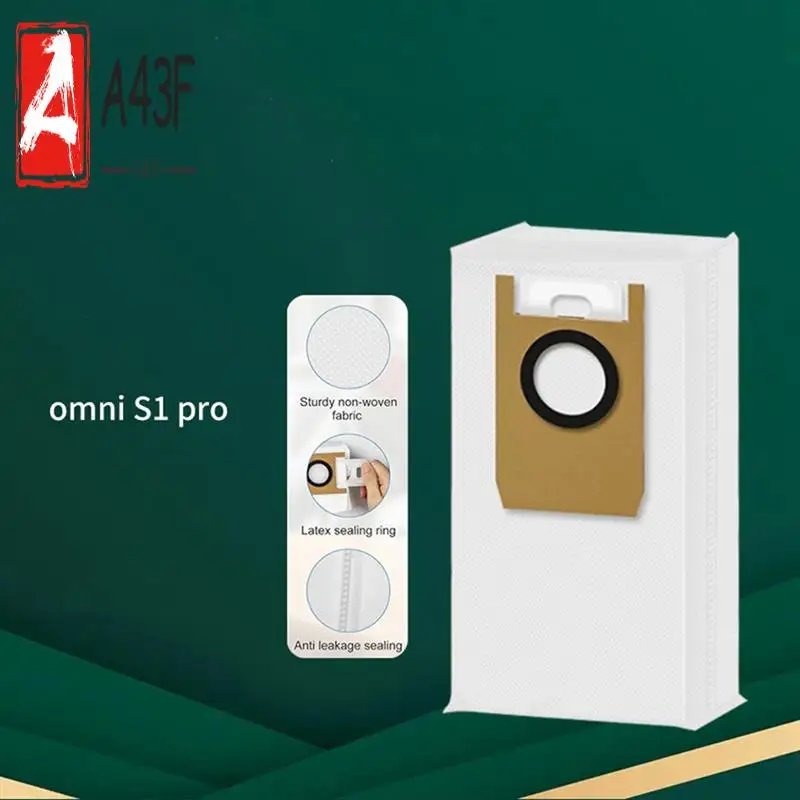 

A43F-10 PCS Replacement Dust Bags For Eufy Omni S1 Pro Robot Vacuum Cleaner Accessories Non -Woven Garbage Bag
