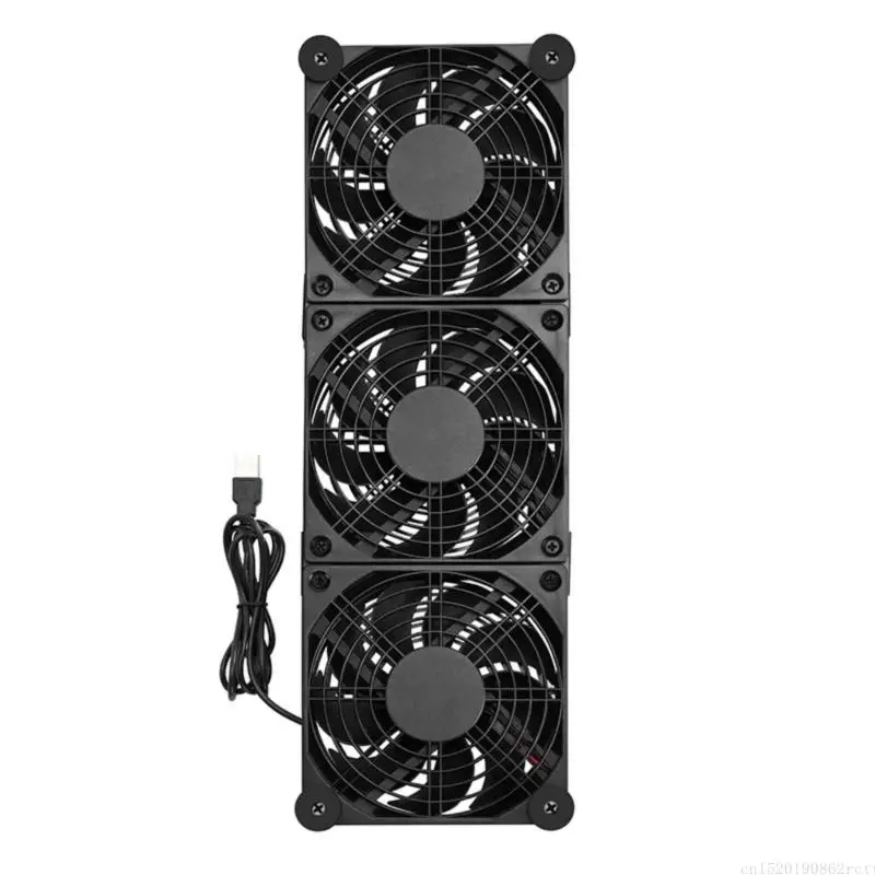 D5BB 5V Quiet USB Cooling Fan 120mm Cooling for Router Computer Video networking Cabinet