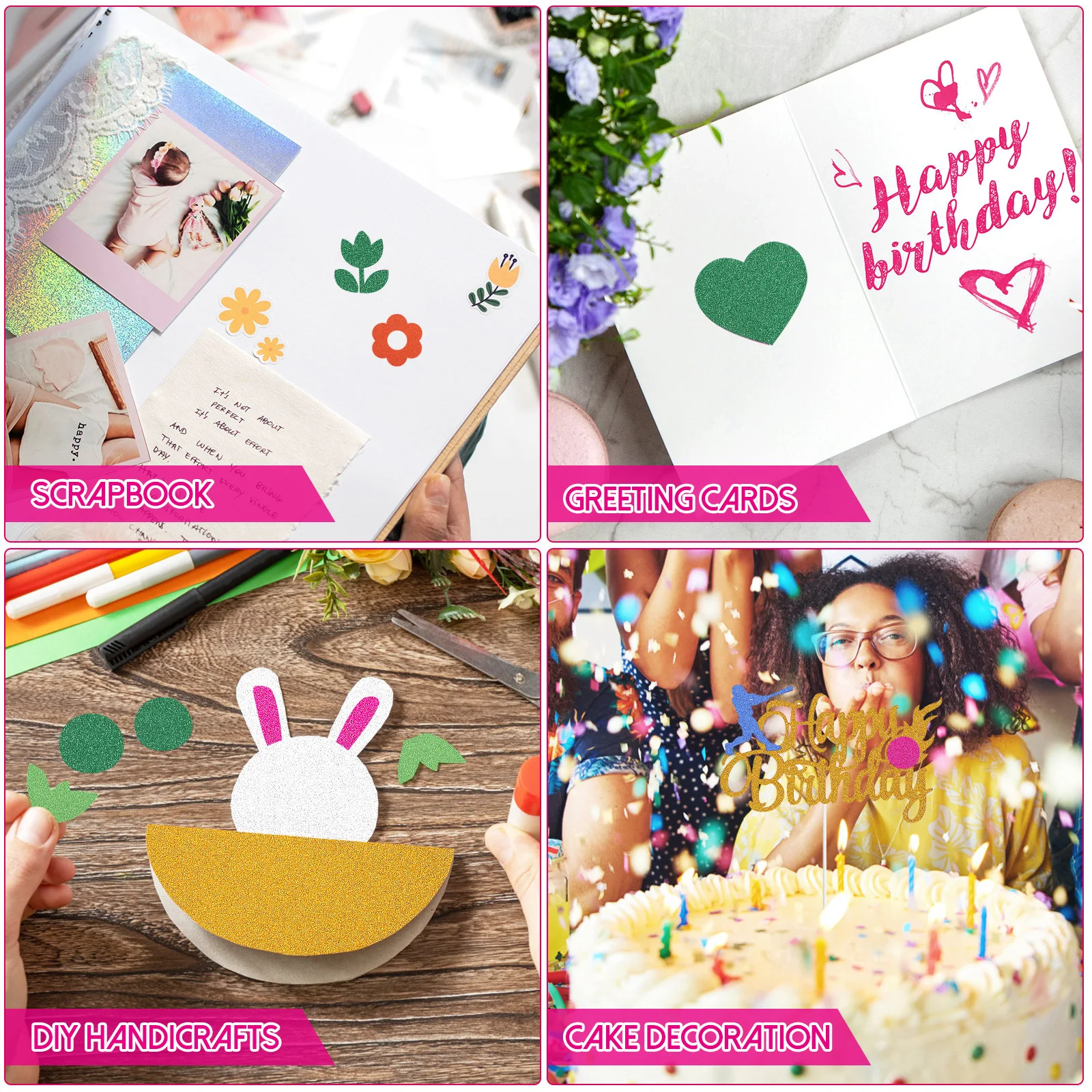 10 قطعة ورق بطاقات لامع أخضر خالي من الفوضى ورق سباركلي لصنع البطاقات زينة الحفلات دعوات البطاقات الملونة