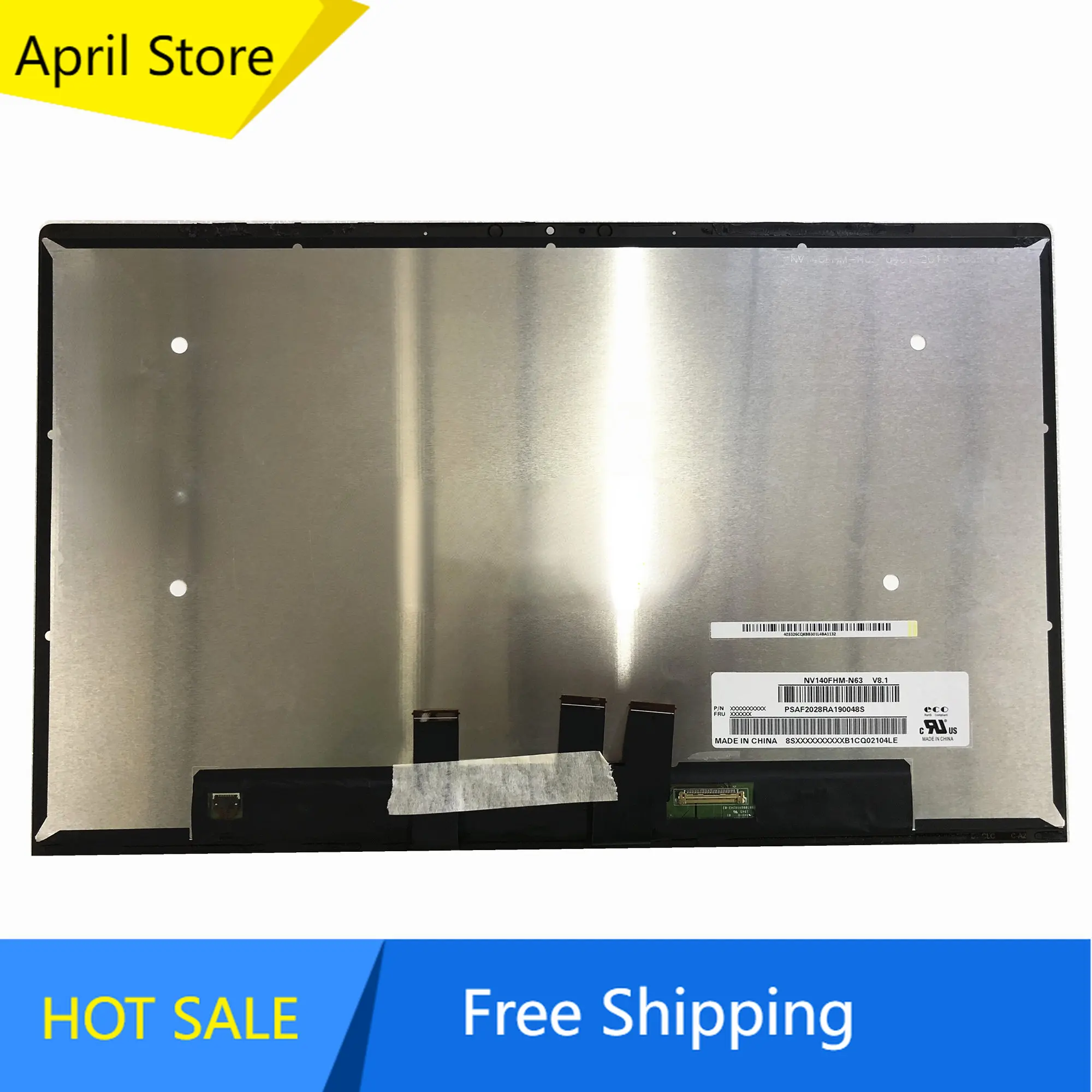 

NV140FHM-N63 V8.1 14.0'' FHD Laptop LCD LED Touch Screen Display Digitizer Assembly for Asus UM462D FP1-ST140SN059BKF-01X