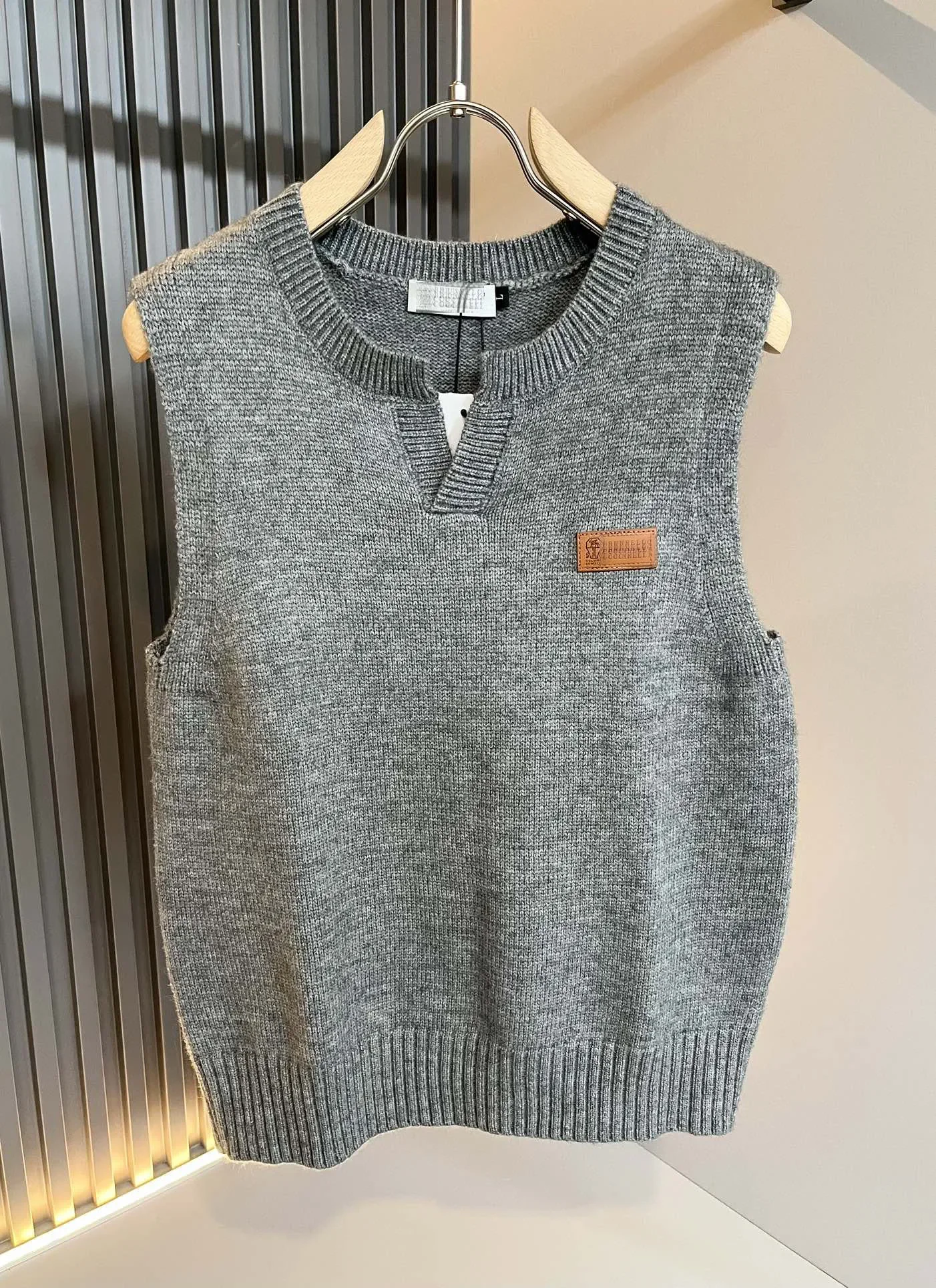 JINGZHOU 2025 Men's Autumn/Winter New Knitted Wool Vest Knitted Wool Fabric! Smooth and delicate hand feel m-4xl