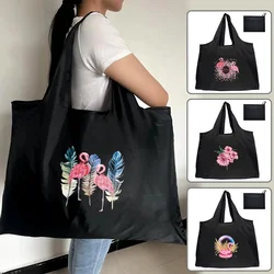 Reusable Handbags Shopping Bag Convenient Large-capacity for Travel Shoulder Bag Washable Large Ote Tote Pouch Fashion Foldable