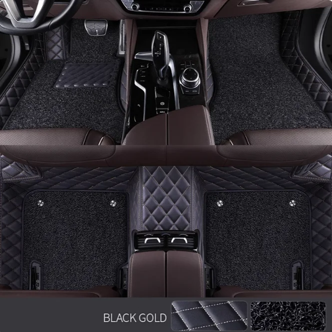 For Renault Scenic Auto Double layer 5D Custom Car Floor Mats Carpets Foot liners car Accessories voiture