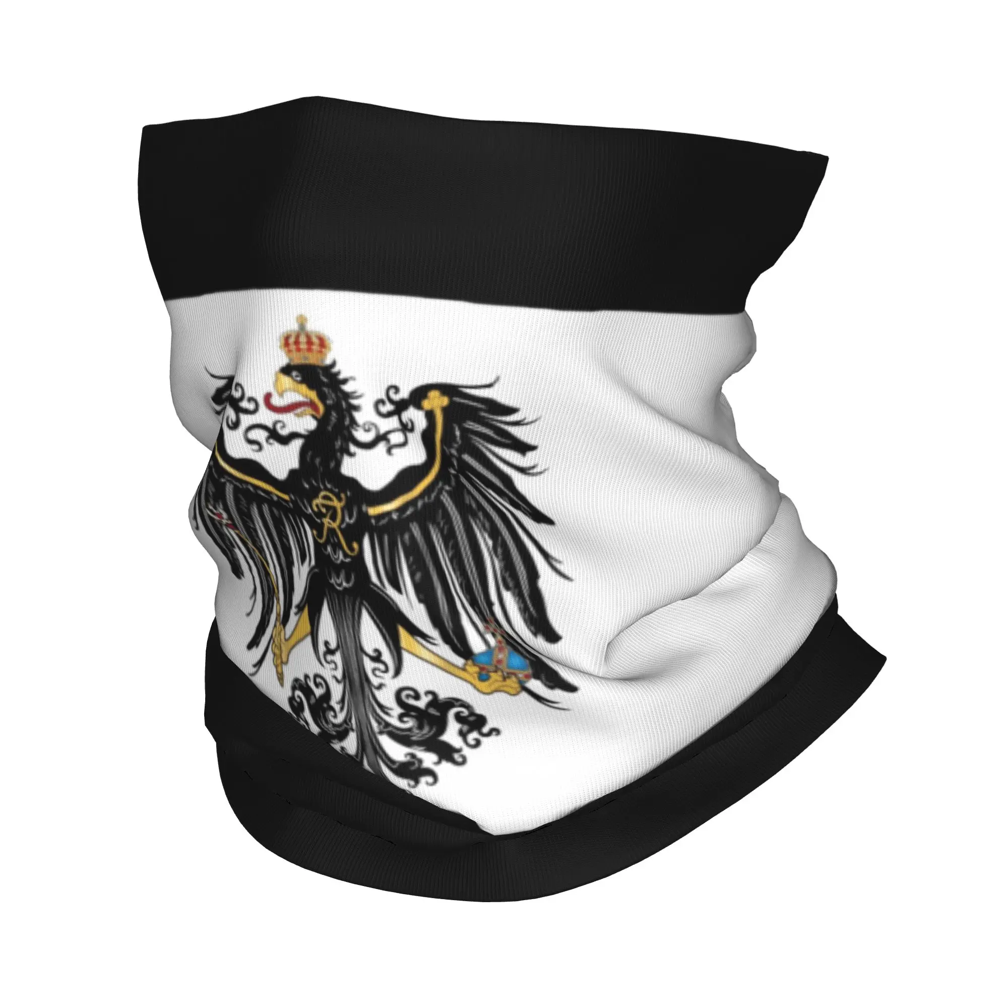 

Зимняя бандана-шарф с флагом Королевства Пруссия для походов, патриотическая повязка на голову с немецким национальным флагом