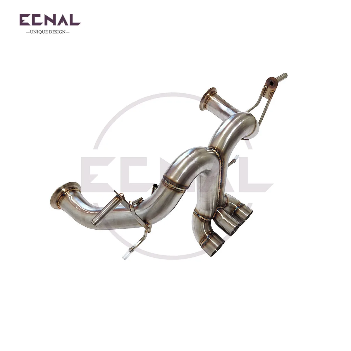 

Спортивная выхлопная труба Ecnal с задней частью для Lamborghini Aventador S LP740-4 2013+, высокопроизводительная выхлопная труба без клапана