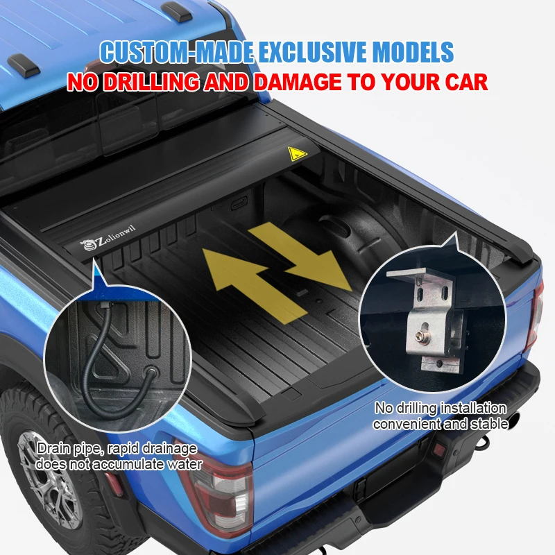 Zolionwil Electric Tonneau Roller Shutter Bed Cover for CHANGAN KAICHENG F70
