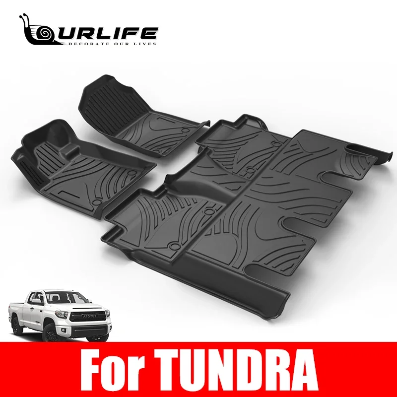 

Car floor mats for Toyota Tundra 2015 2016 2017 2018 2019 2020 Custom auto foot Pads automobile Carpet Cover Left Right rudde