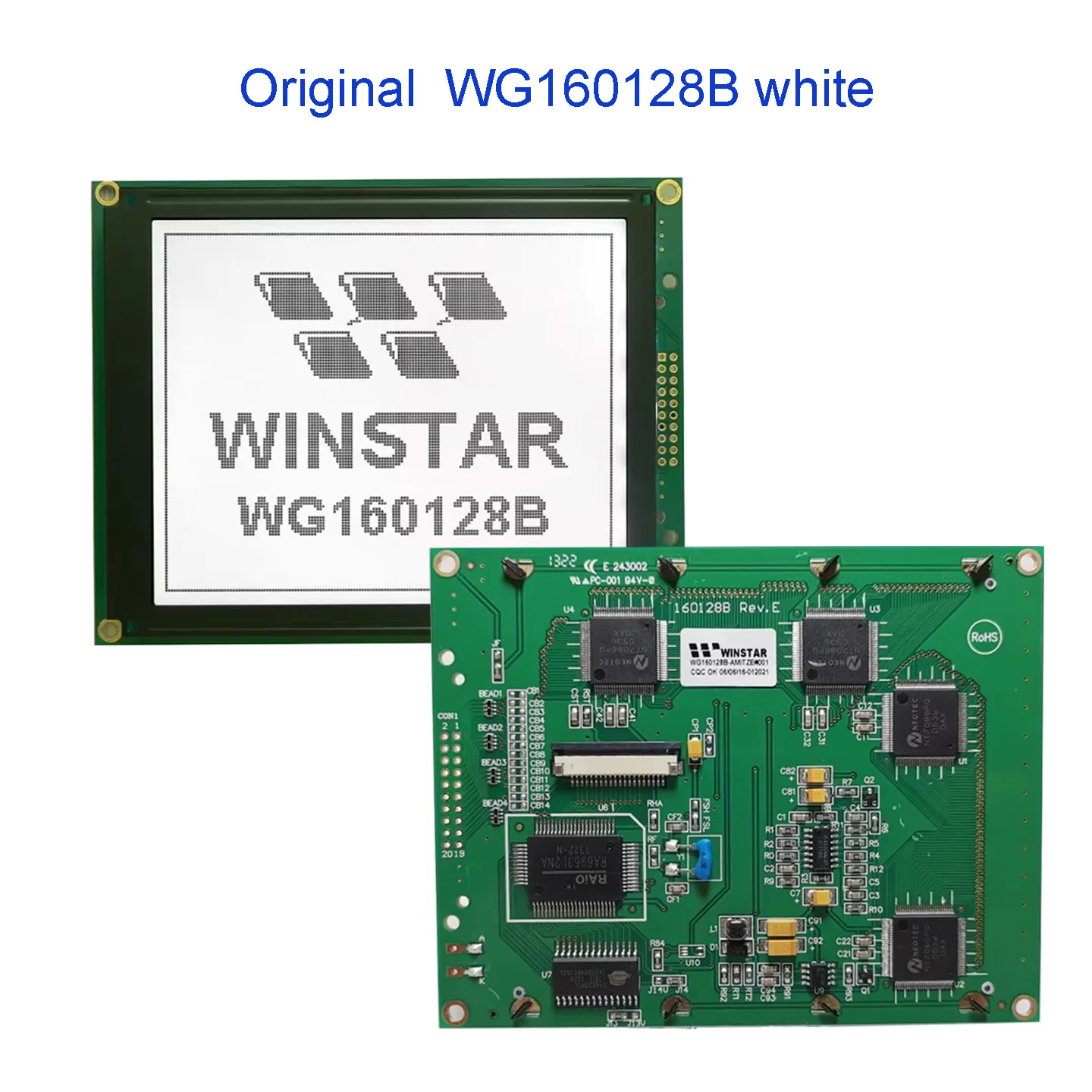 Module LCD 160128 Màn Hình Hiển Thị Màn Hình Xanh T6963C LG1601281BMDWH6V Tương Thích WG160128E