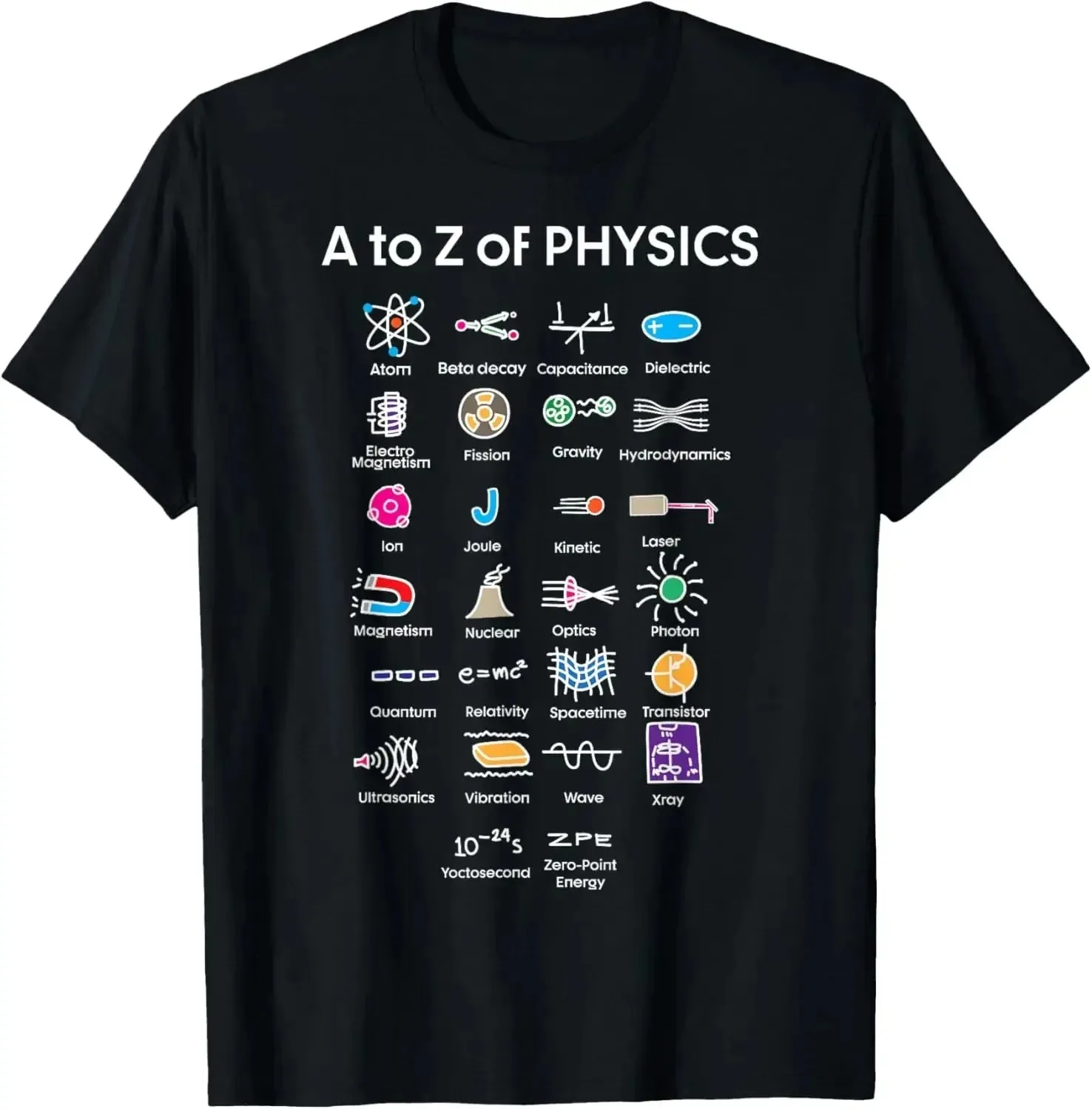 Quantum Physics String Theory Physics Student Science T-Shirt Printed Graphic T Shirts Women's T Shirt Camiseta Versatile Simple