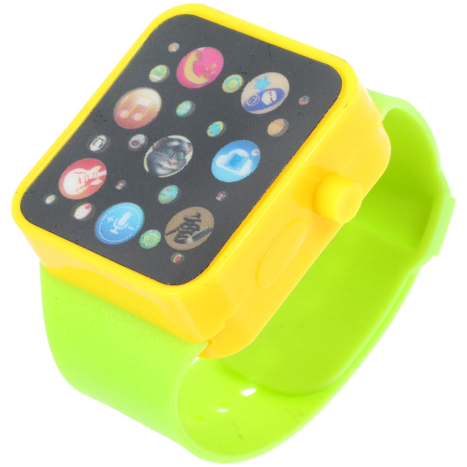 Montre-bracelet pour enfants, jouet d'apprentissage, multifonction, écran tactile, vert