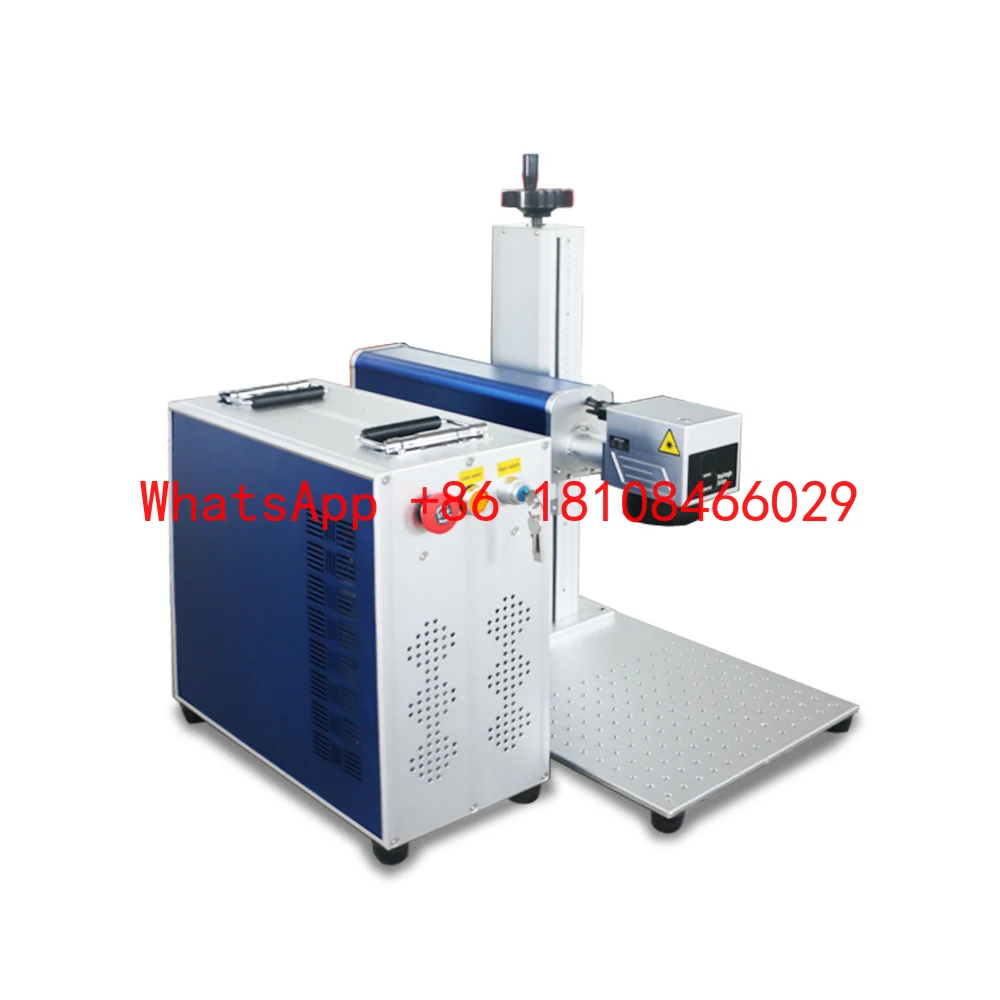 White Label Laser Lightburn Printing Logo and Laser Marking Machine With 360 Rotary Device