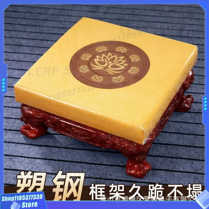 Thickened Lotus Prayer Mat Kneeling Pad for Buddhist Hall Meditation Cushion Temple Worship Stool Household Religious Futon