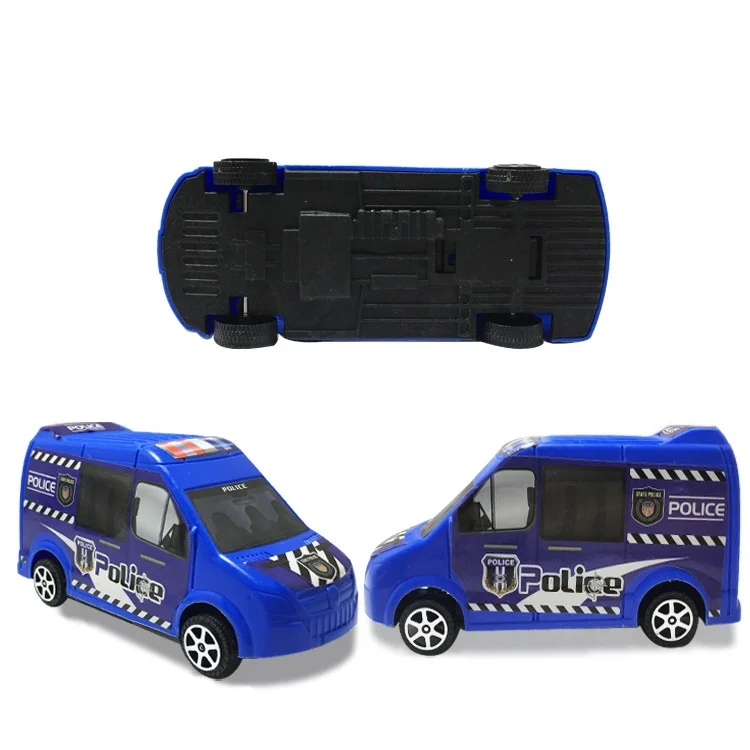 Modèle de voiture à traction inertielle à quatre roues motrices, modèle inertiel incassable, cadeaux pour enfants