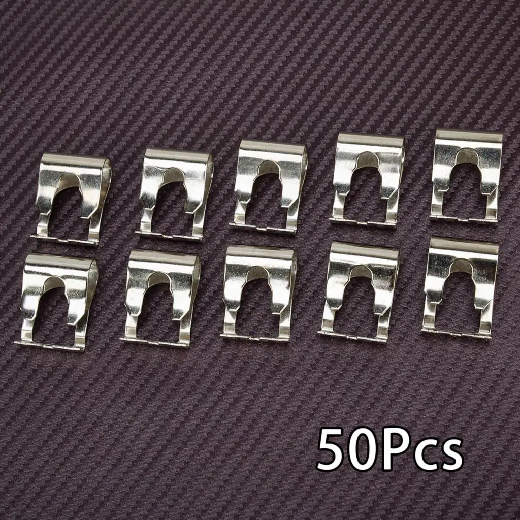 50Pcs Universal Car Windshield Wiper Link Linkage Motor Connecting Rod Fixed Repair Clip Spring Clamp High Quality New