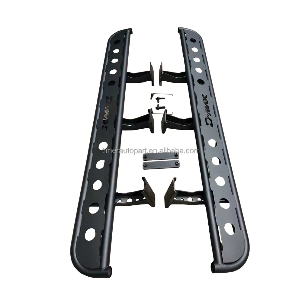 Hot selling:2017 Isuzu Dmax 4wd Overlanding Steel Heavy Side Steps Running Boards