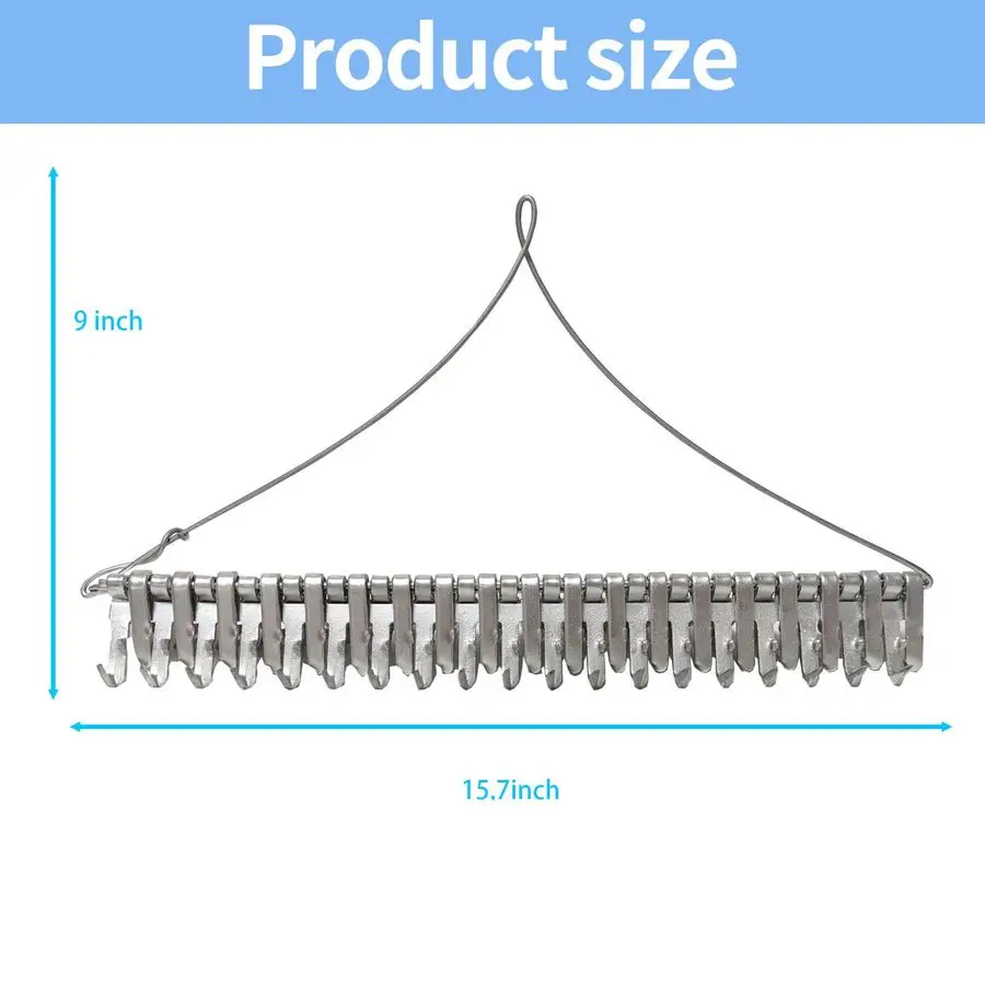 أداة إزالة الأعشاب، أداة إزالة الأعشاب، حبل أكثر سمكًا بطول 50 قدمًا، أداة تنظيف الأعشاب ذات الوجهين، بركة أشعل النار، البحيرة، ريفوليت
