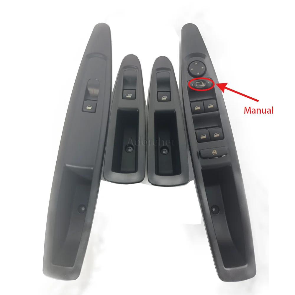 

Комплект из 4 кнопок для электростеклоподъемников и кнопок управления зеркалами заднего вида с панелью, для Citroen C4