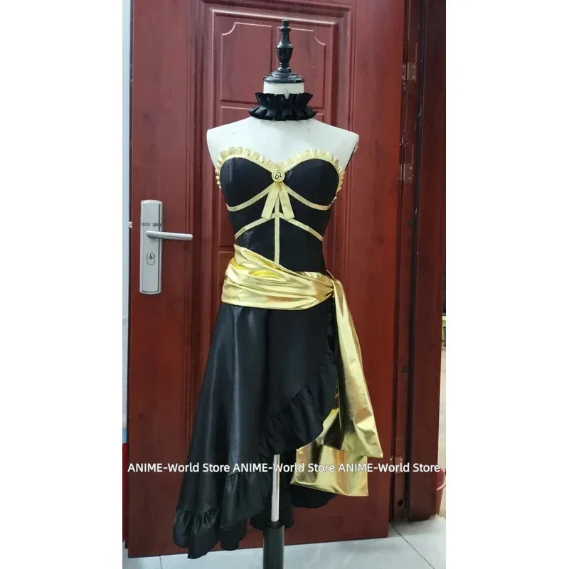 

Новый костюм для косплея Люси Хартфилия для взрослых женщин, Хэллоуин, карнавал, шоу, черное праздничное платье, парик5; c, 6's.2; b'8,