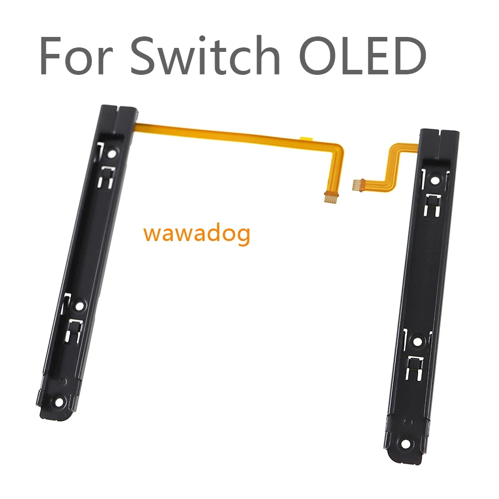 For Nintendo Switch OLED Console Slideway Right and Left L R Slide Rail With Flex Cable For SwitchOLED Console NS