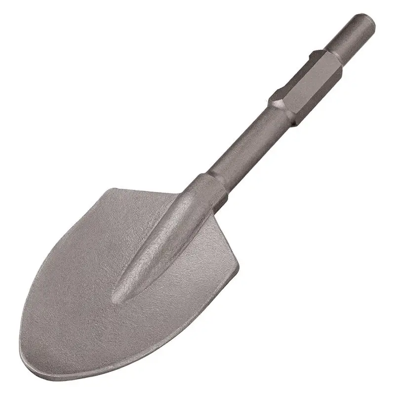 

A24F-1-3/16 Inch Hex Shovel, 5-1/2 X 17-1/2 In. Steel Clay Spade Scoop Bit For Heavy Duty Electric Demolition Jack Hammer