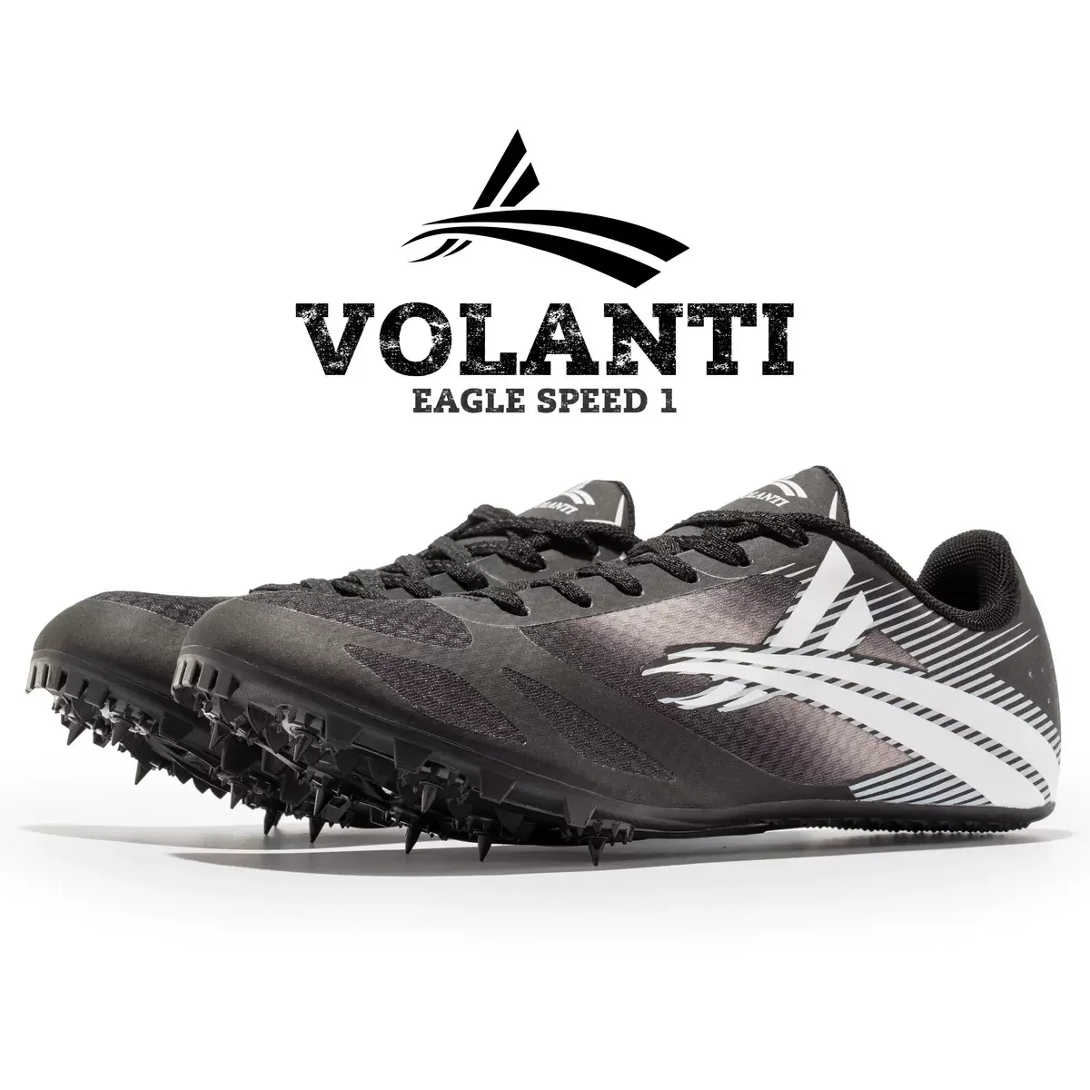 Volanti Eagle Men Women Speed Spikes Short Running Sport Shoes Professional Track Field Athletics Sneakers Sprint Long Jump