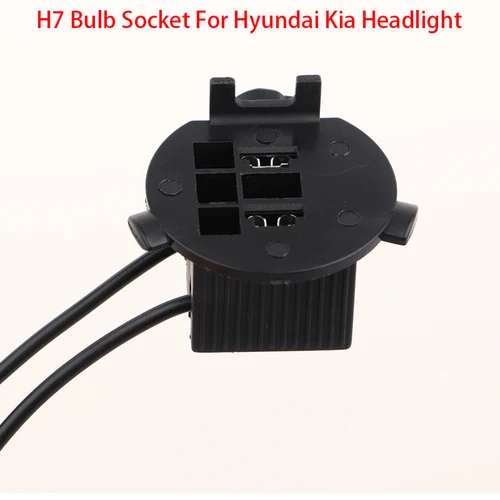 Imagen 1 del producto Base de faro de coche H7, casquillo de bombilla para Hyundai Kia Sonata Coupe Santafe Veloster, accesorios de soporte de lámpara, 1 Uds.