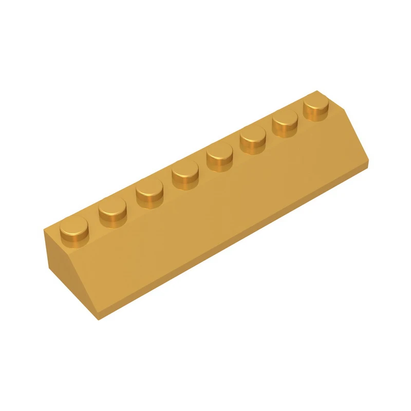 MOC PARTS GDS-736 ROOF TILE 2X8/45 - 2x8 45 Slope roof tiles compatible with lego 4445 children\'s toys Assembles Building Blocks