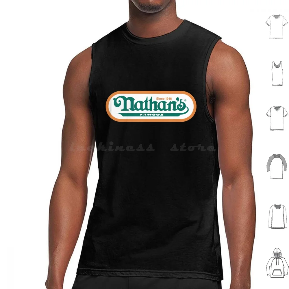 Nathans Coney Island Tank Tops Print Cotton Nathans Coney Island Coney Island Nathans Famous Nathans Nathans Hot Dogs