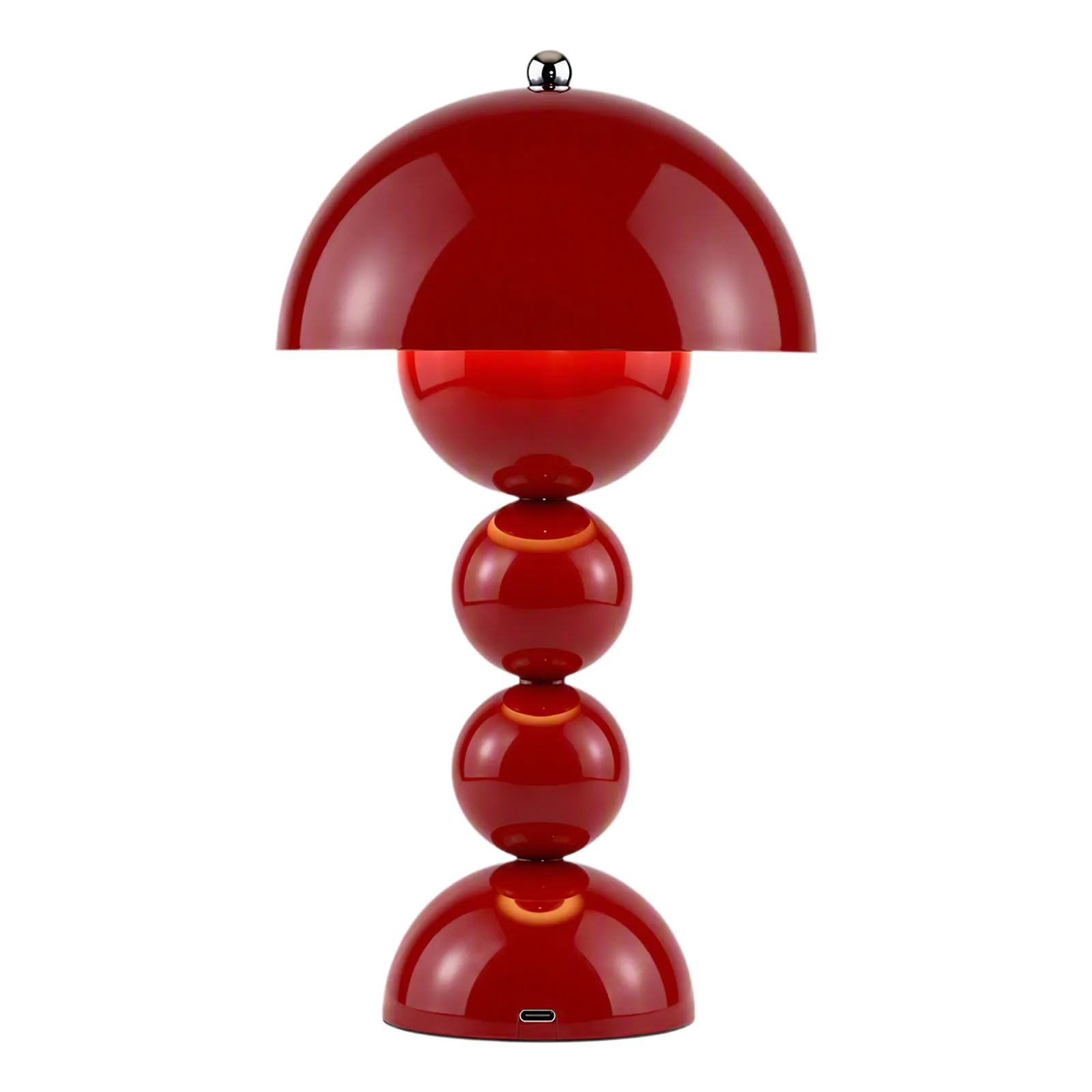 Vintage Mushroom Flower Bud Desk Lamp USB LED 3 Color Modes Warm Neutral White Bedroom Night Light Decor Gift view 2