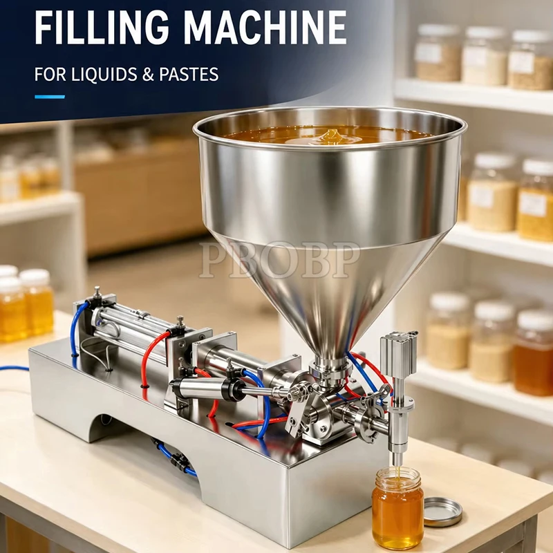 Semi Automatic Perfume Shampoo Sauce Cream High Viscosity Liquid Water Filling Machine