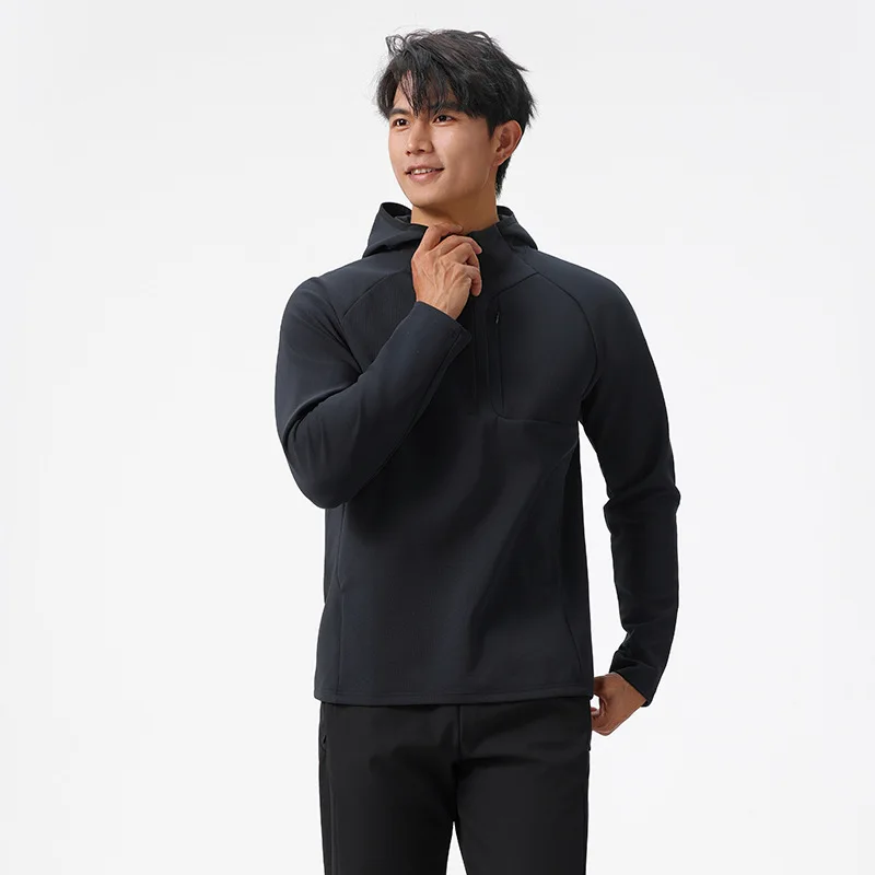 2025 Same Style Men's Jacket Autumn/Winter New Business Fashion Upper Clothing Sports and Leisure Slim Fit Hoodie