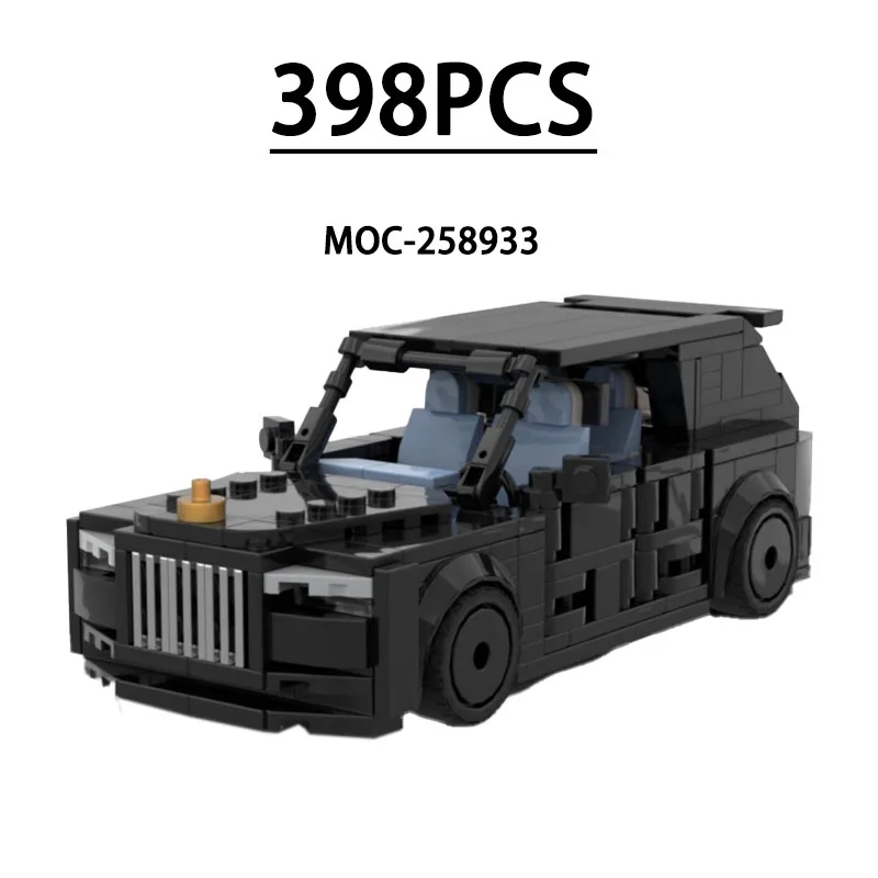 

Конструктор MOC-258933: Гоночная модель суперкара, 398 деталей, развивающая игрушка для детей, подарок на День рождения, Рождество, Новый год