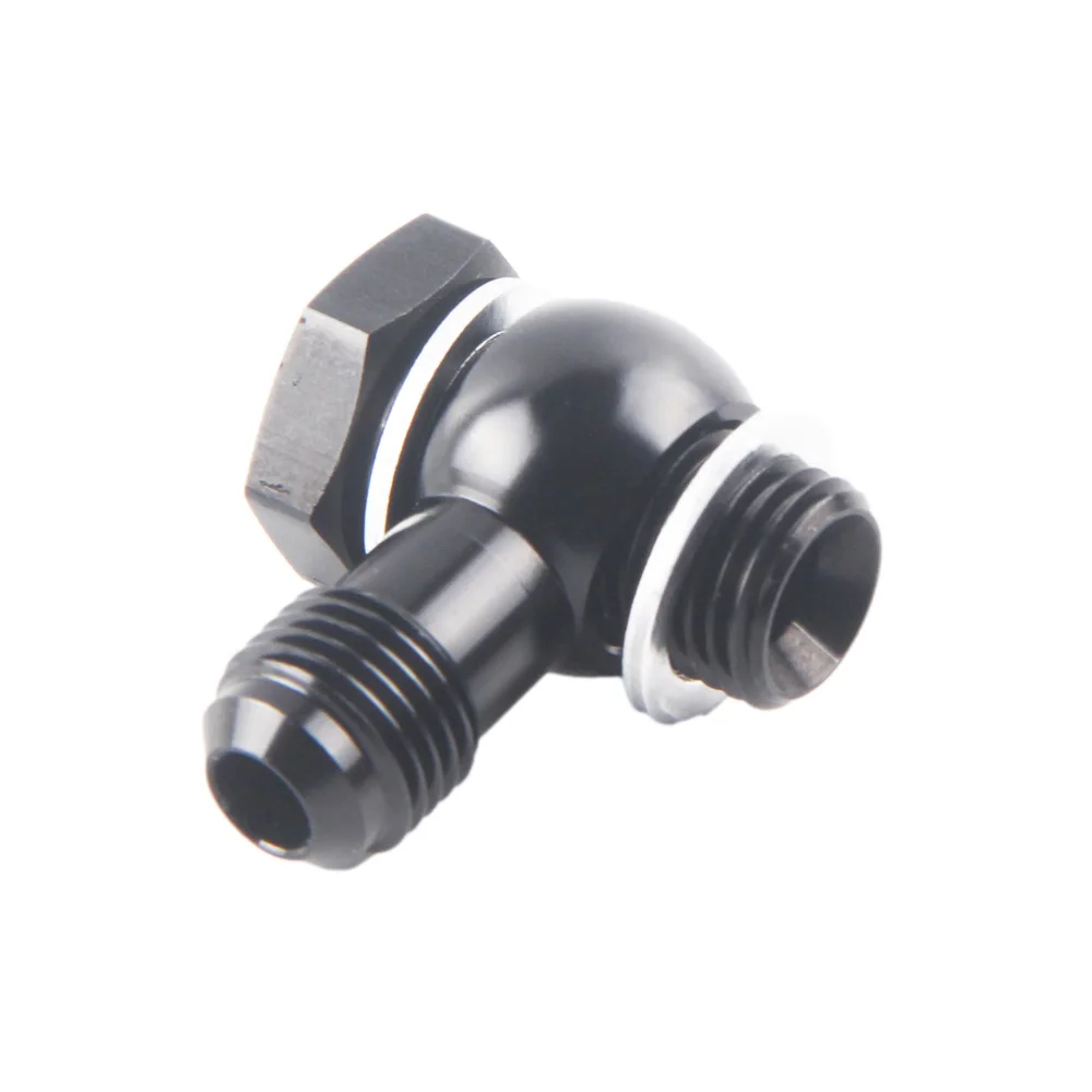 Parafuso de embreagem hidráulica m12 m14 m16 m18 x 1.5 com encaixe banjo de alumínio saída banjo macho an4 an6 an8 an10